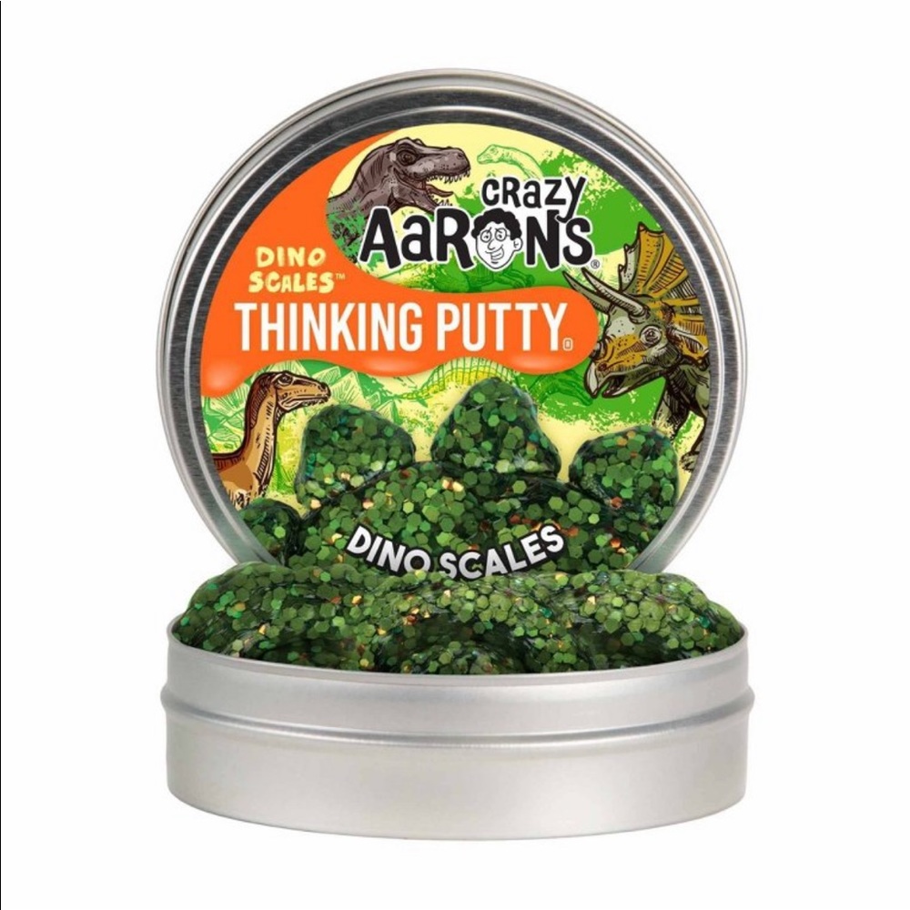 Crazy Aaron’s Dino Scales Thinking Putty Tin